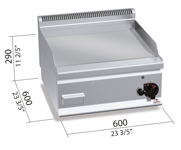 Gasgrill Tischger T Glatt Chrom Kw Er Gastrotecno