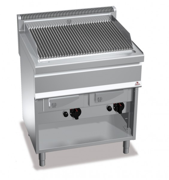 Gastro Gas-Wassergrill mit Gusseisen-Roste Leistung 18kW