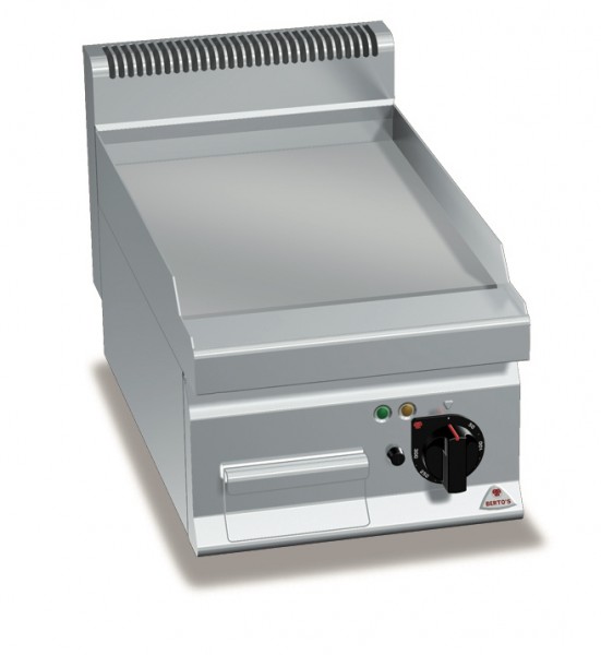 Gastro Elektro Grillgerät Glatte/Chrom BratenplatteTischgerät Leistung 4,8kW