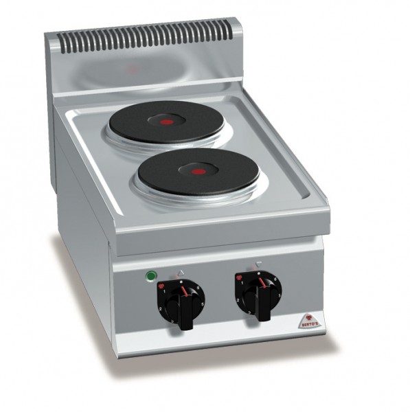 Gastronomiebedarf Elektroherd mit 2 Platten als Tischgerät Leistung 5,2kW