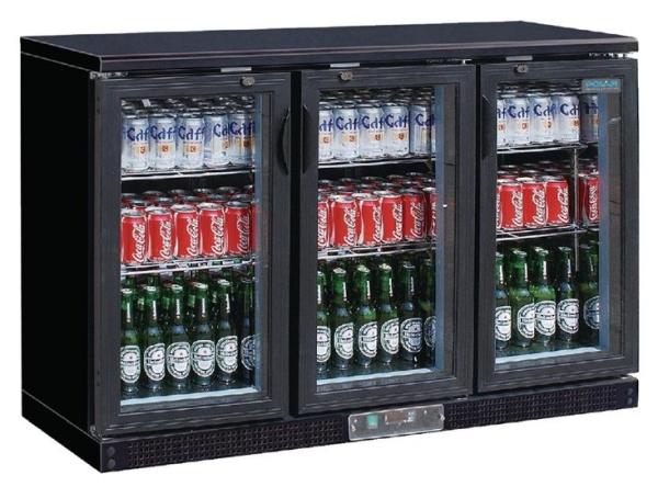 Barkühlvitrine mit 3 Glastüren 350 Liter