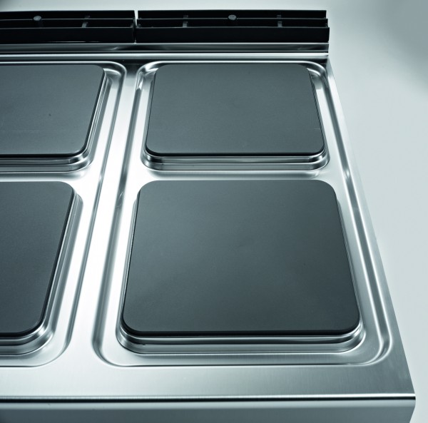 Detailansicht Herdplatten 35x35cm