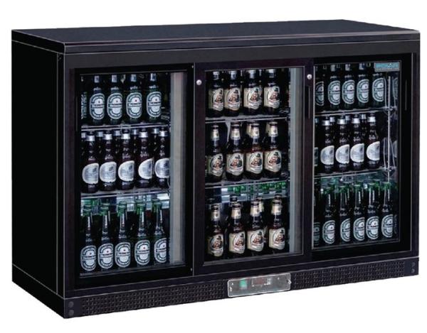 Barkühlvitrine mit 3 Glastüren 350 Liter