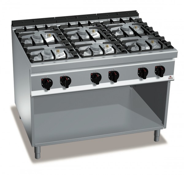 Gastronomie Gasherd ECO-POWER 48kW mit Pilotflamme