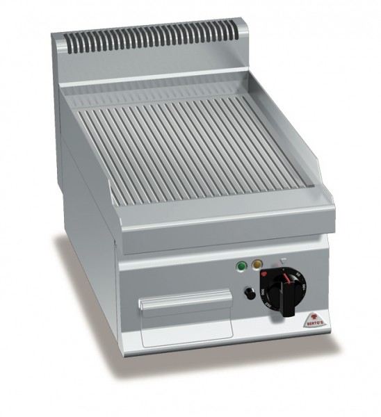 Gastronomie Elektro Tisch-Grillgerät Gerillte Bratenplatte 4,8kW