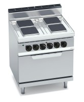 Bertos 4 Platten Elektroküchenherd mit Backofen Leistung 17,9kW der Serie HIGH-POWER Bertos 4 Platten Elektroküchenherd mit Backofen Leistung 17,9kW der Serie HIGH-POWER