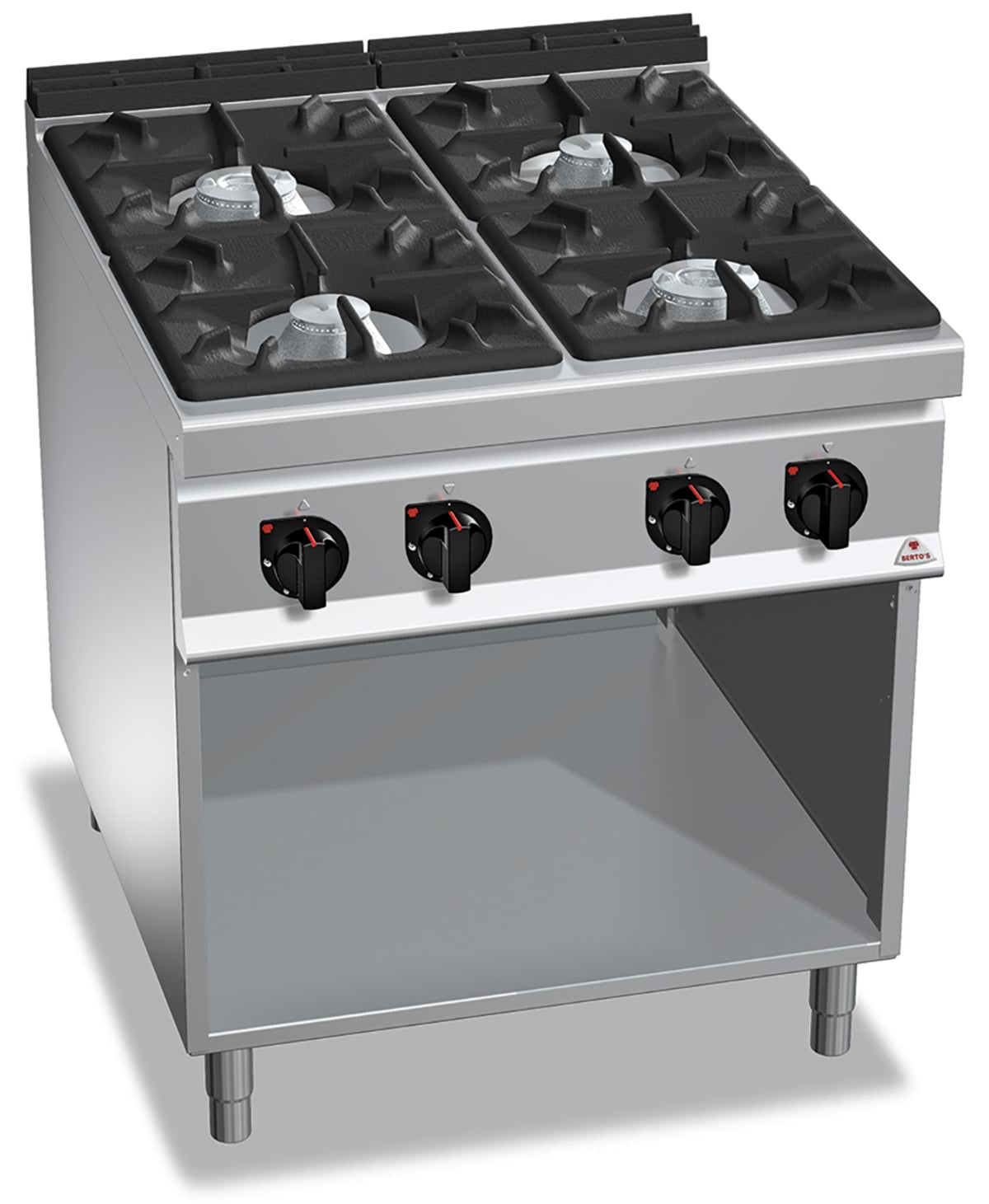 Gastronomie Gasherd 4 Brenner 34,5kW Serie 900er | Gasherde | Herd