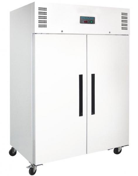 Gewerblicher Kühlschrank aus Stahlblech weiß 1200 Liter